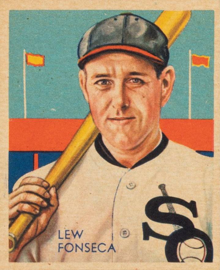 1934 Diamond Stars  Lew Fonseca #7 Baseball Card