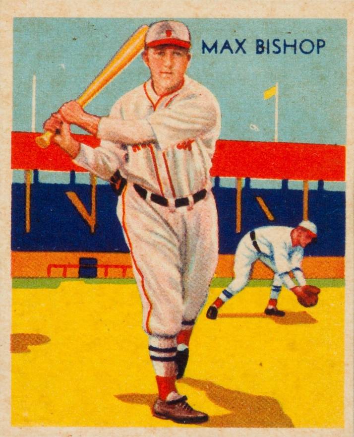 1934 Diamond Stars  Max Bishop #6 Baseball Card