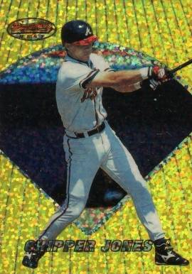 1996 Bowman's Best Preview Chipper Jones #BBP1 Baseball Card