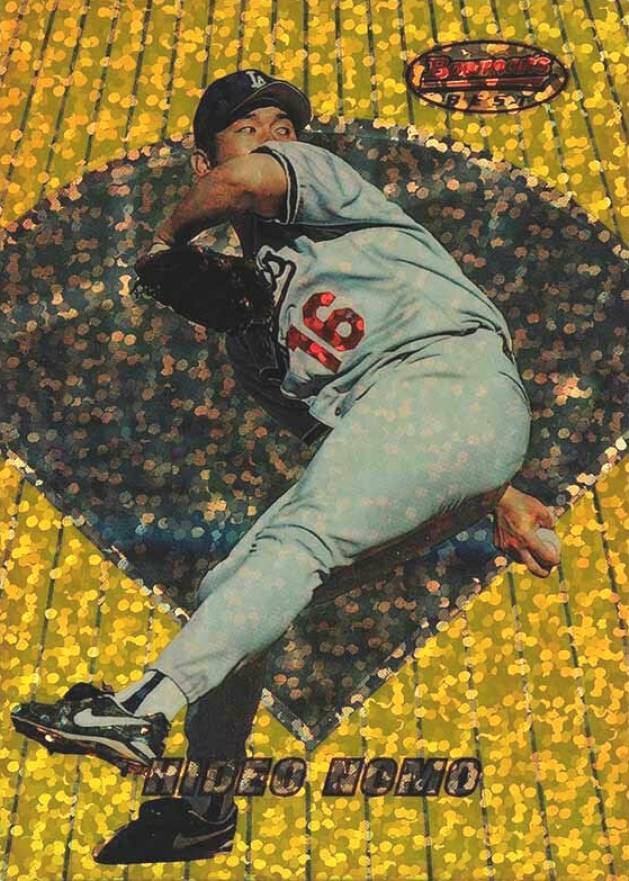 1996 Bowman's Best Preview Hideo Nomo #BBP26 Baseball Card