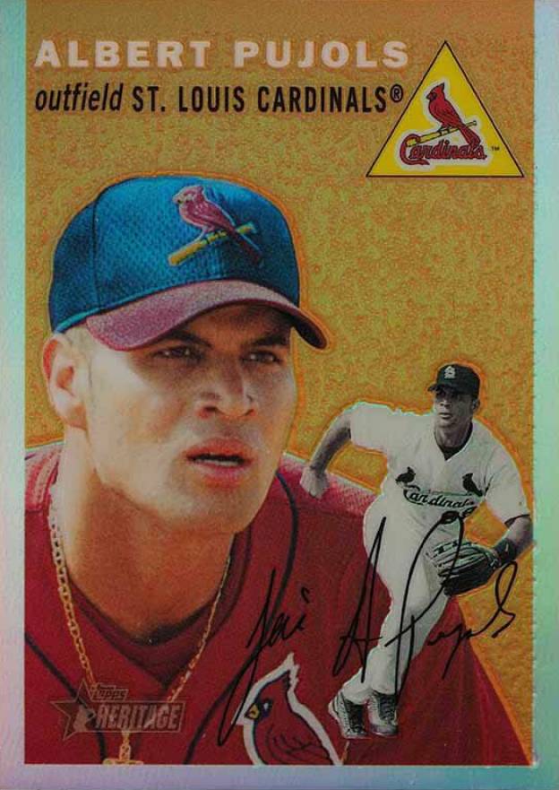 2003 Topps Heritage Chrome Albert Pujols #THC4 Baseball Card