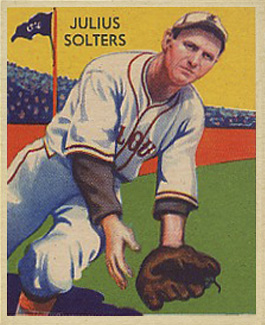 1934 Diamond Stars  Julius Solters #85 Baseball Card