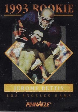 1993 Pinnacle Rookies Jerome Bettis #7 Football Card