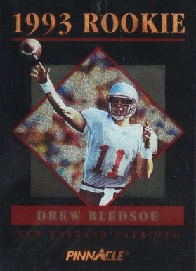 1993 Pinnacle Rookies Drew Bledsoe #1 Football Card
