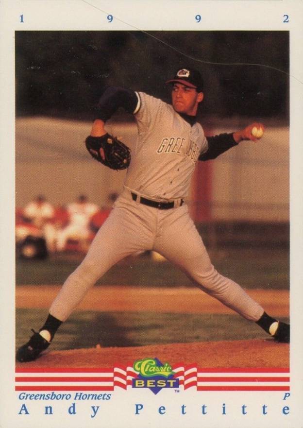 1992 Classic Best Andy Pettitte #286 Baseball Card