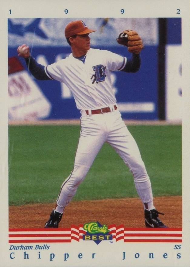 1992 Classic Best Chipper Jones #93 Baseball Card