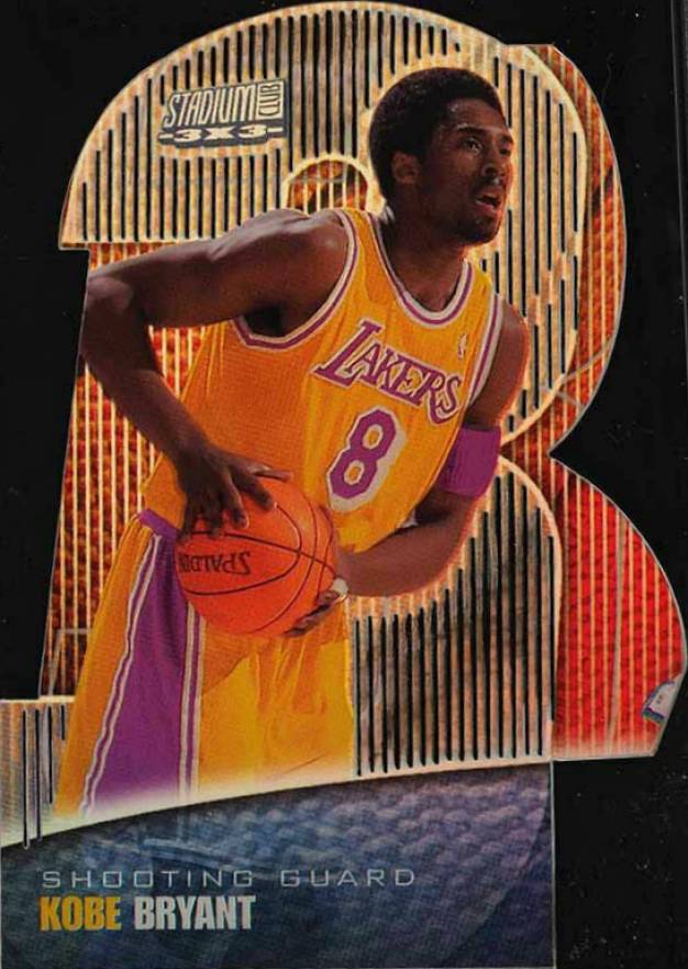 1999 Stadium Club 3x3 Kobe Bryant #4A Basketball Card