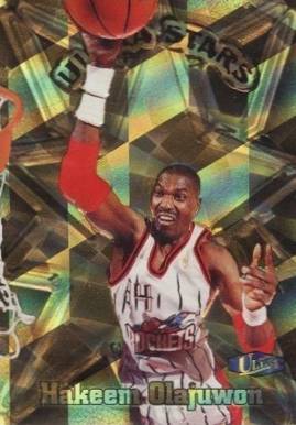 1997 Ultra Stars Hakeem Olajuwon #18 Basketball Card