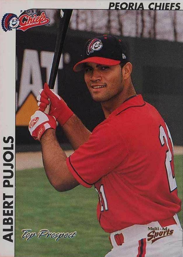 2000 Multi-Ad Midwest League Top Prospects Albert Pujols #AP Baseball Card