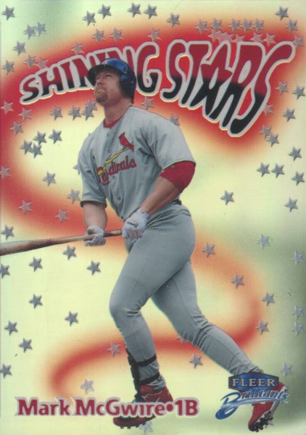1999 Fleer Brilliants Shining Stars Mark McGwire #2 Baseball Card