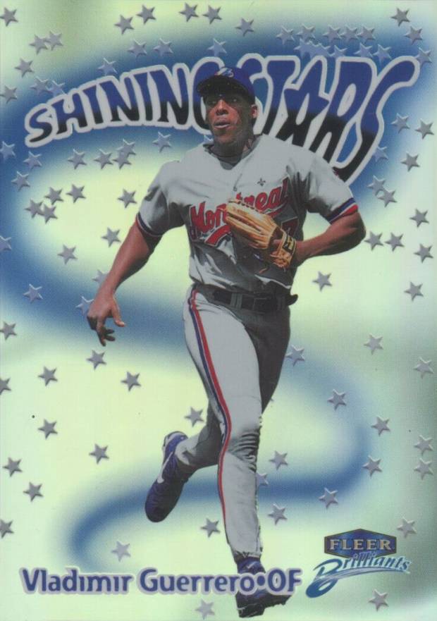 1999 Fleer Brilliants Shining Stars Vladimir Guerrero #14 Baseball Card