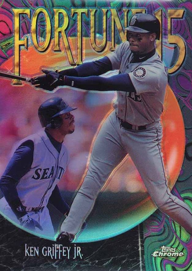1999 Topps Chrome Fortune 15 Ken Griffey Jr. #FF5 Baseball Card