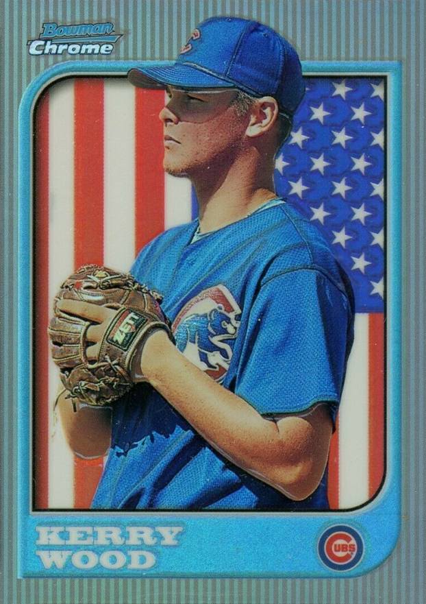 1997 Bowman Chrome International Kerry Wood #183 Baseball Card