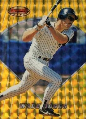1996 Bowman's Best Wade Boggs #4 Baseball Card