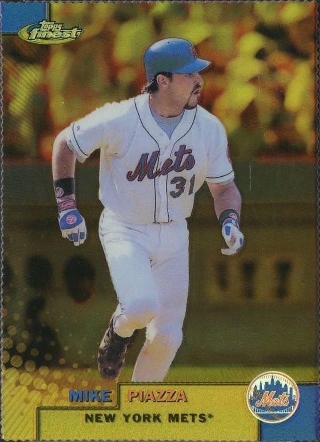 1999 Finest Mike Piazza #95 Baseball Card