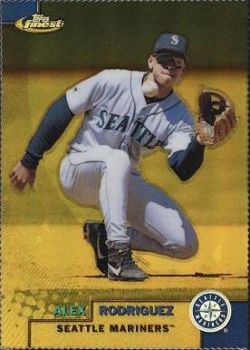 1999 Finest Alex Rodriguez #85 Baseball Card