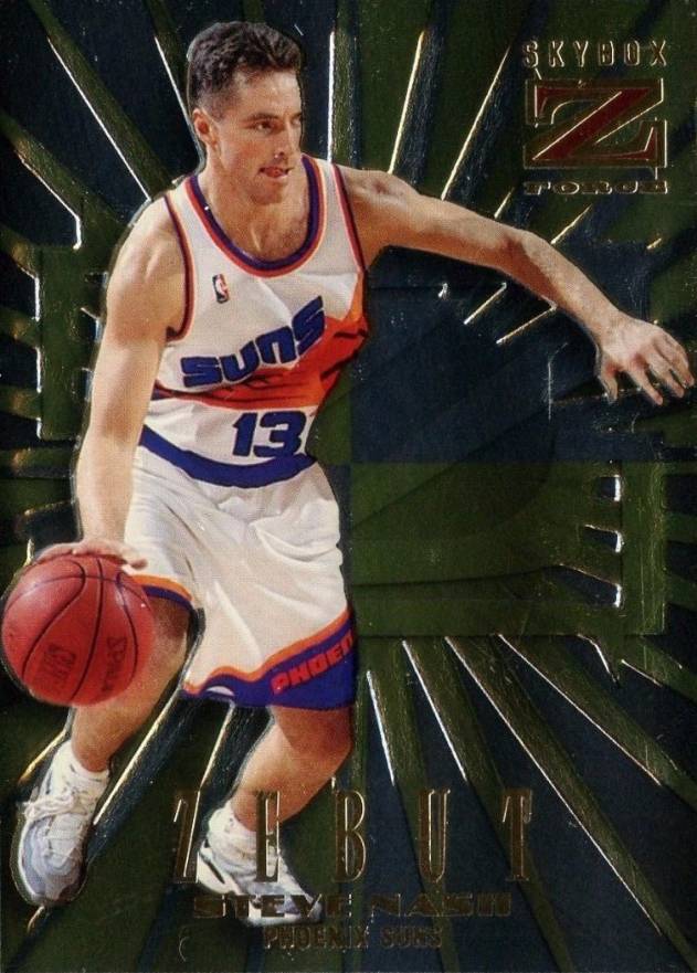 1996 Skybox Z-Force Zebut Steve Nash #12 Basketball Card