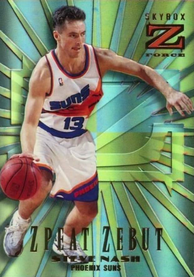 1996 Skybox Z-Force Zebut Steve Nash #12 Basketball Card