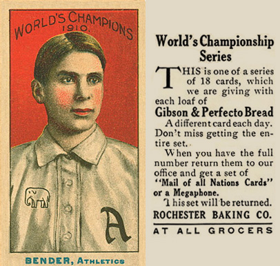 1911 Rochester Baking Bender, Athletics # Baseball Card