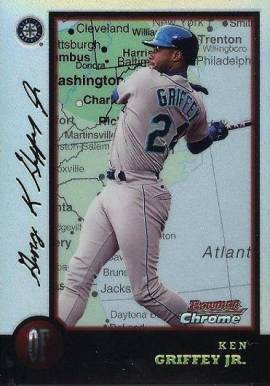 1998 Bowman Chrome International Ken Griffey Jr. #33 Baseball Card