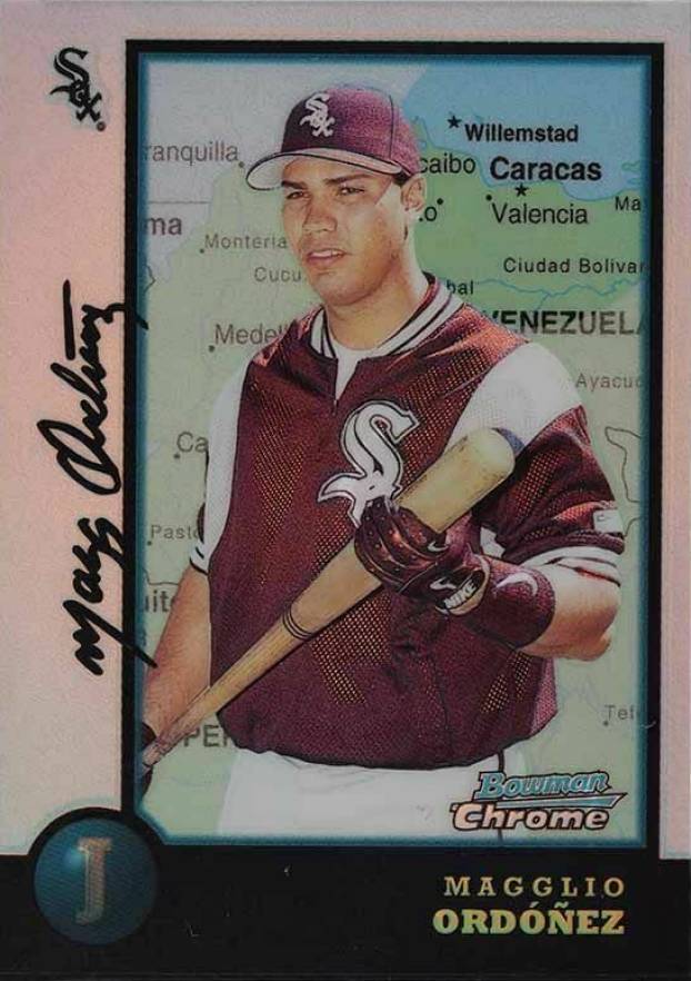 1998 Bowman Chrome International Magglio Ordonez #185 Baseball Card