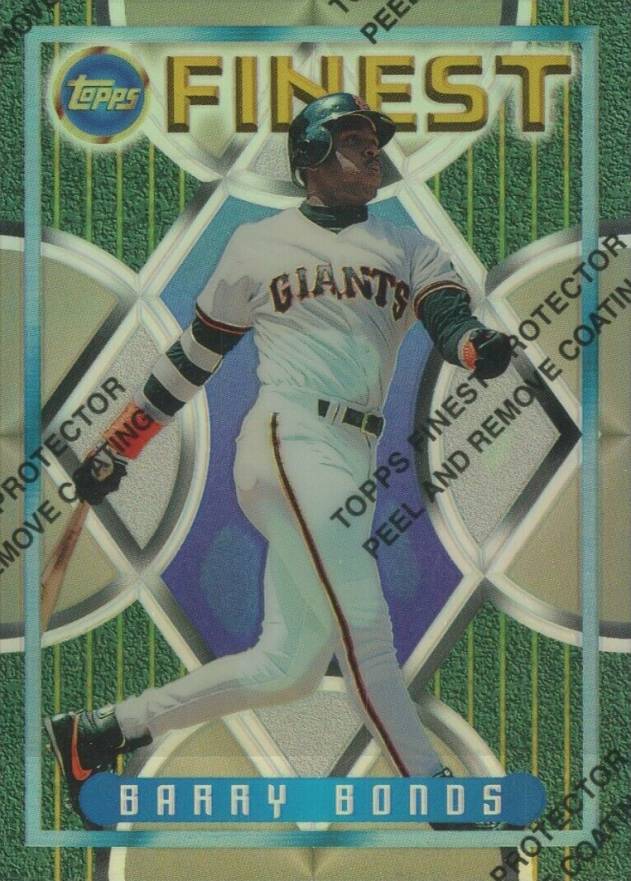 1995 Finest Barry Bonds #192 Baseball Card