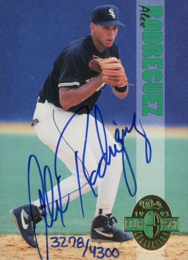 1993 Classic 4 Sport Alex Rodriguez (4300) # Baseball Card