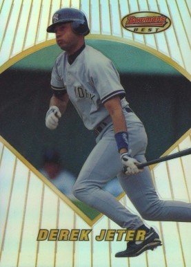 1996 Bowman's Best Preview Derek Jeter #BBP15 Baseball Card