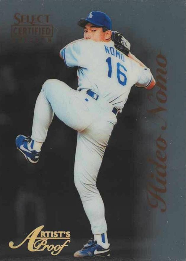 1996 Select Certified Hideo Nomo #13 Baseball Card