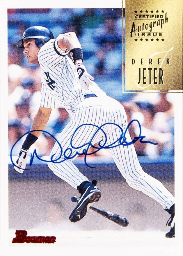 1997 Bowman Certified Autograph Derek Jeter #CA41 Baseball Card