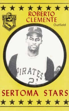 1977 Sertoma Stars Puzzle Roberto Clemente # Baseball Card