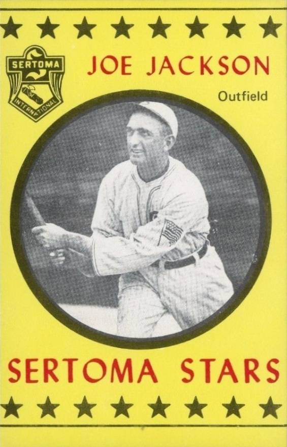 1977 Sertoma Stars Puzzle Joe Jackson # Baseball Card