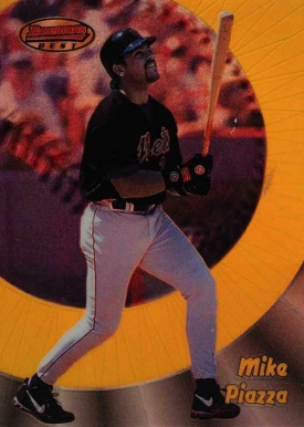 1998 Bowman's Best Mike Piazza #21 Baseball Card