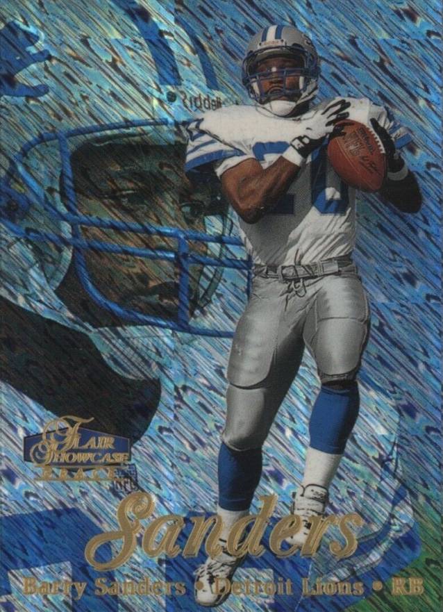 1998 Flair Showcase  Barry Sanders #20 Football Card