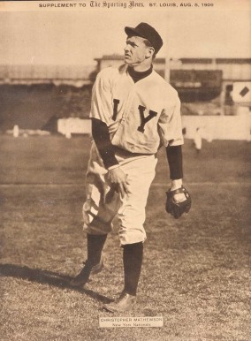 1909 Sporting News Supplements Christy Mathewson #3 Baseball Card