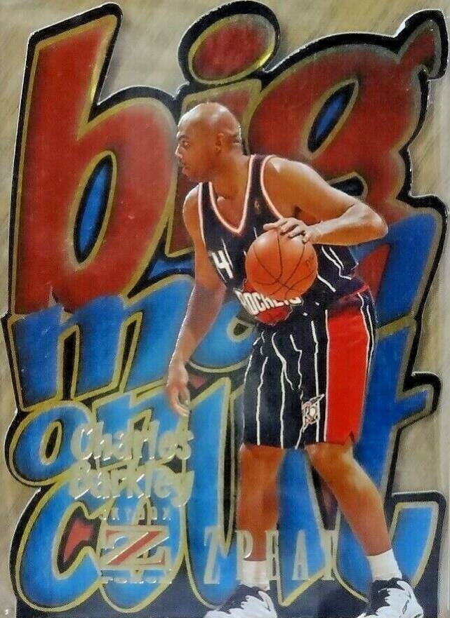 1996 Skybox Z-Force Big Man on Court Charles Barkley #1 Basketball Card