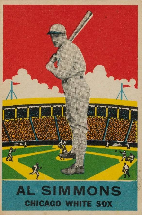 1933 DeLong Al Simmons #2 Baseball Card