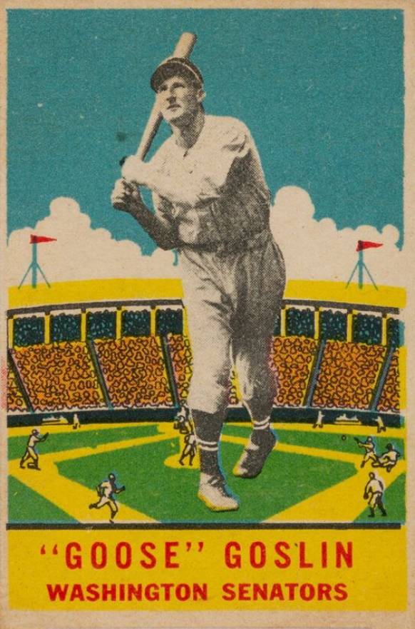 1933 DeLong "Goose" Goslin #24 Baseball Card