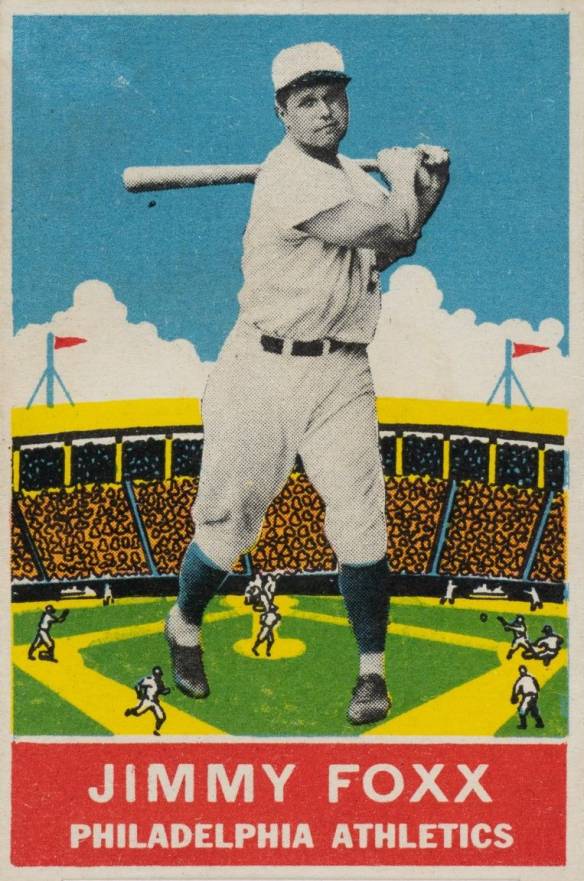 1933 DeLong Jimmy Foxx #21 Baseball Card