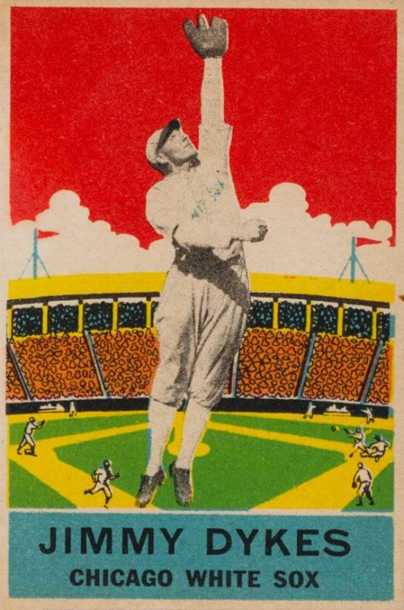 1933 DeLong Jimmy Dykes #18 Baseball Card