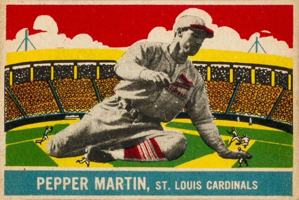 1933 DeLong Pepper Martin #17 Baseball Card
