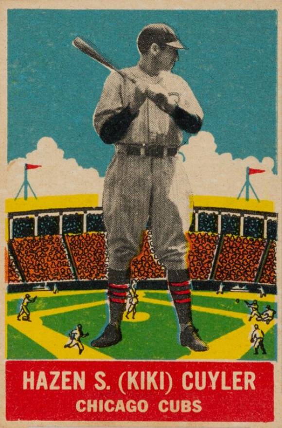 1933 DeLong Hazen S. (Kiki) Cuyler #8 Baseball Card