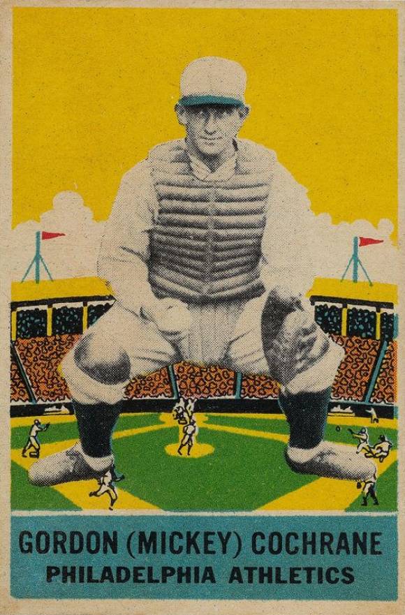 1933 DeLong Gordon (Mickey) Cochrane #6 Baseball Card