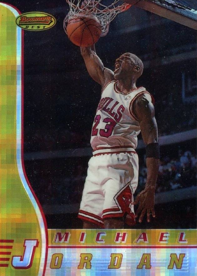 1996 Bowman's Best Michael Jordan #80 Basketball Card