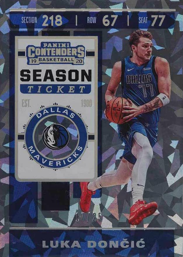 2019 Panini Contenders Luka Doncic #73 Basketball Card