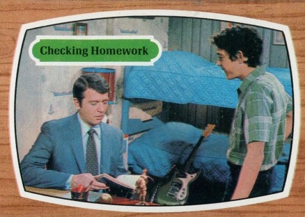 1971 Brady Bunch Checking homework #84 Non-Sports Card