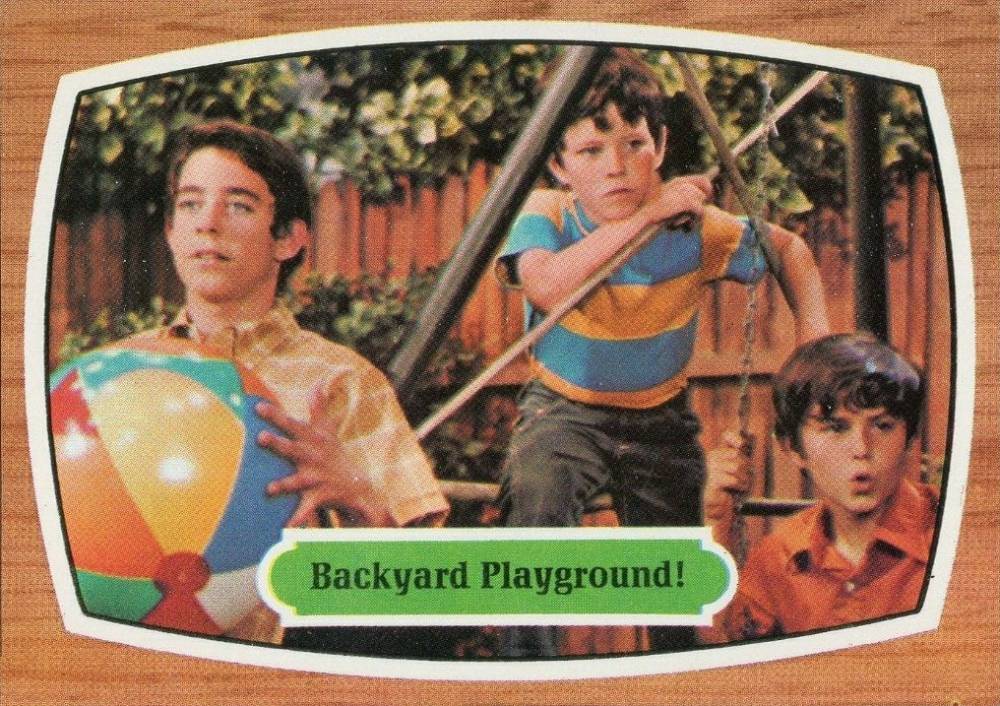 1971 Brady Bunch Backyard playground #31 Non-Sports Card