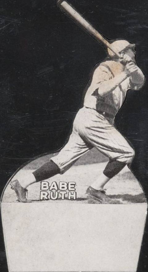 1926 Kut Outs Giants/Yankees Die-Cuts Babe Ruth # Baseball Card
