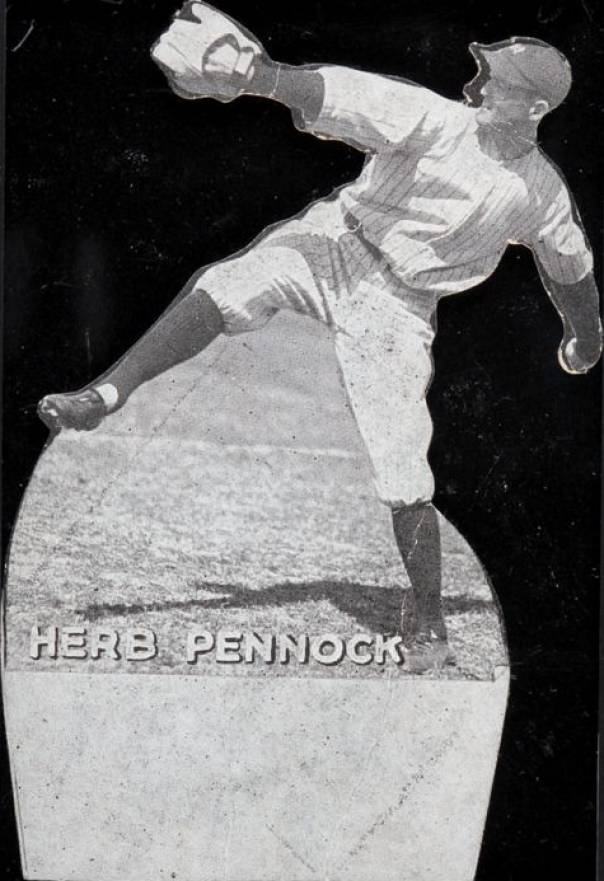 1926 Kut Outs Giants/Yankees Die-Cuts Herb Pennock # Baseball Card