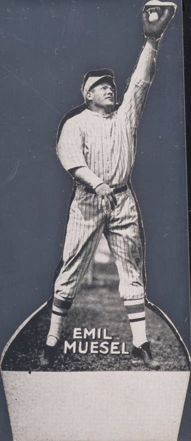 1926 Kut Outs Giants/Yankees Die-Cuts Emil Muesel # Baseball Card